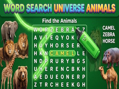                                                                       Word Search Universe Animals ﻞﯿﮭﮐ