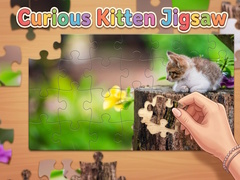                                                                       Curious Kitten Jigsaw ﻞﯿﮭﮐ
