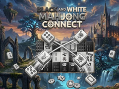                                                                       Black and White Mahjong Connect ﻞﯿﮭﮐ