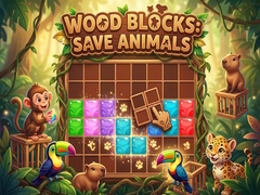                                                                       Wood Blocks: Save Animals ﻞﯿﮭﮐ