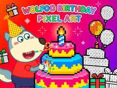                                                                       Wolfoo Birthday Pixel Art ﻞﯿﮭﮐ