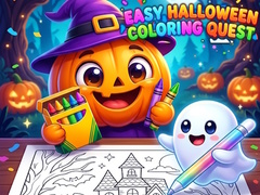                                                                       Easy Halloween Coloring Quest ﻞﯿﮭﮐ