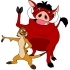 Timon ﺭﻭﺍ Pumbaa ﺰﻤﯿﮔ 